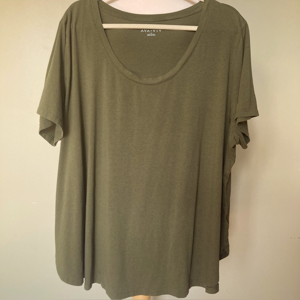 AVA & VIV Scoop Neck Tunic